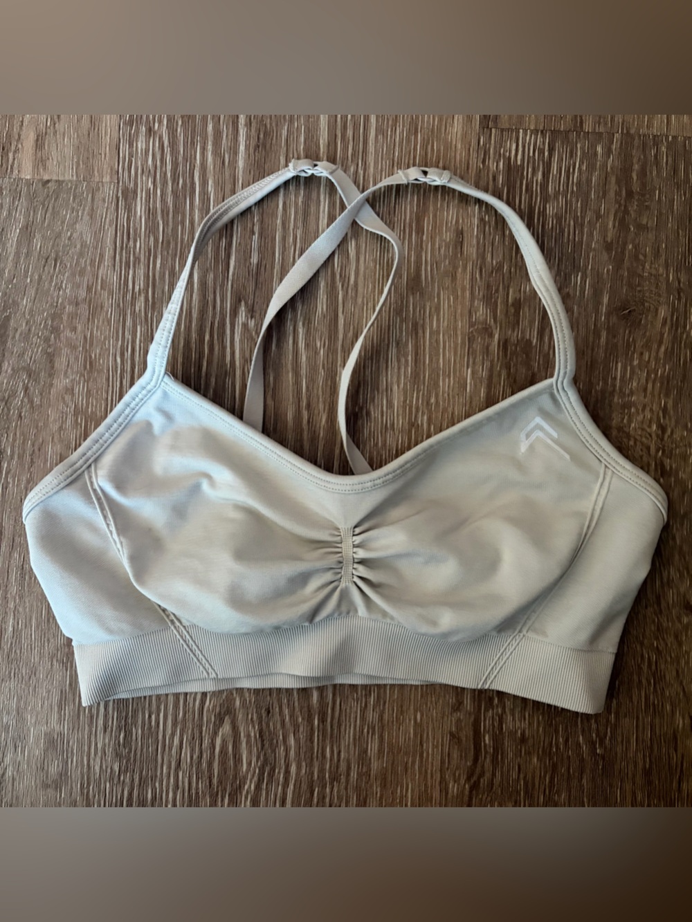 Oner Active Light Cream Strappy Bralette